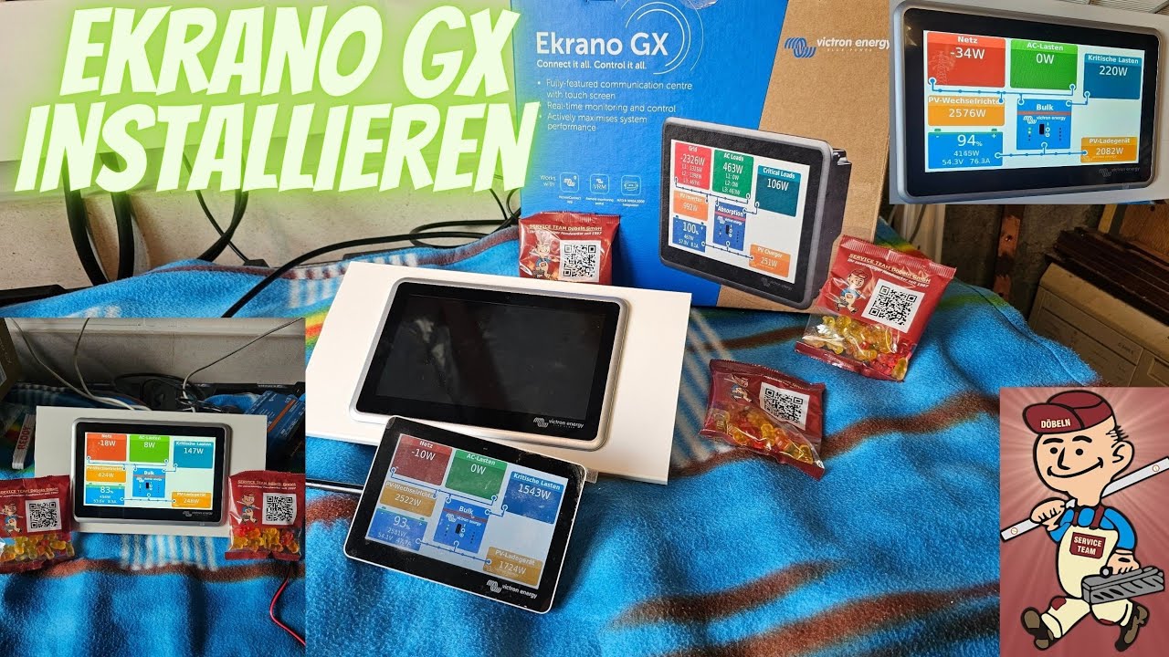 Installation #Ekrano GX #Victron Steuerung Ausbau #Cerbo GX Datenübertragung alt auf neu VRM Portal
