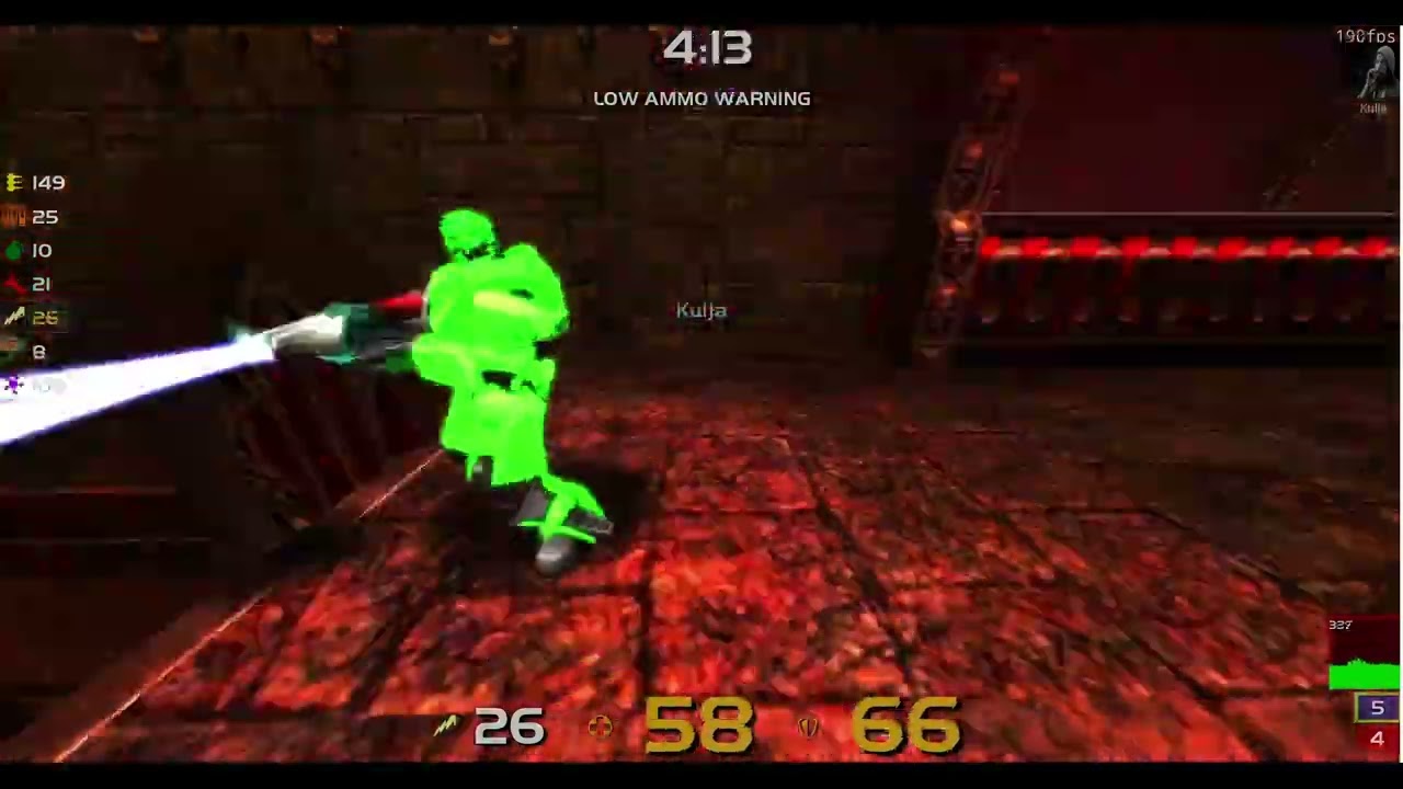 #quakelive Ranked Duels Razor101010 vs Kulja 500+ Elo Blood Run