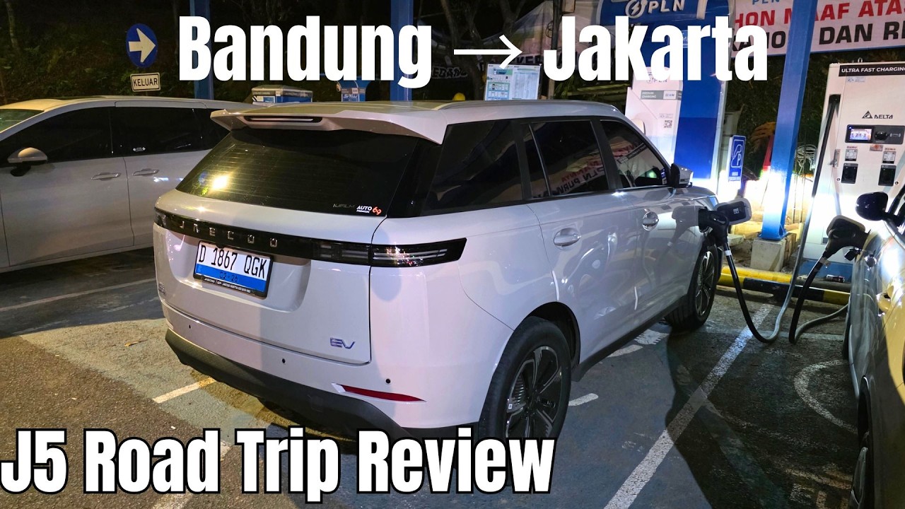 Jaecoo J5 Vlog Road Trip Bandung-  Jakarta Mau Ke Event SEGA! - First Time Keluar Kota Pakai EV!