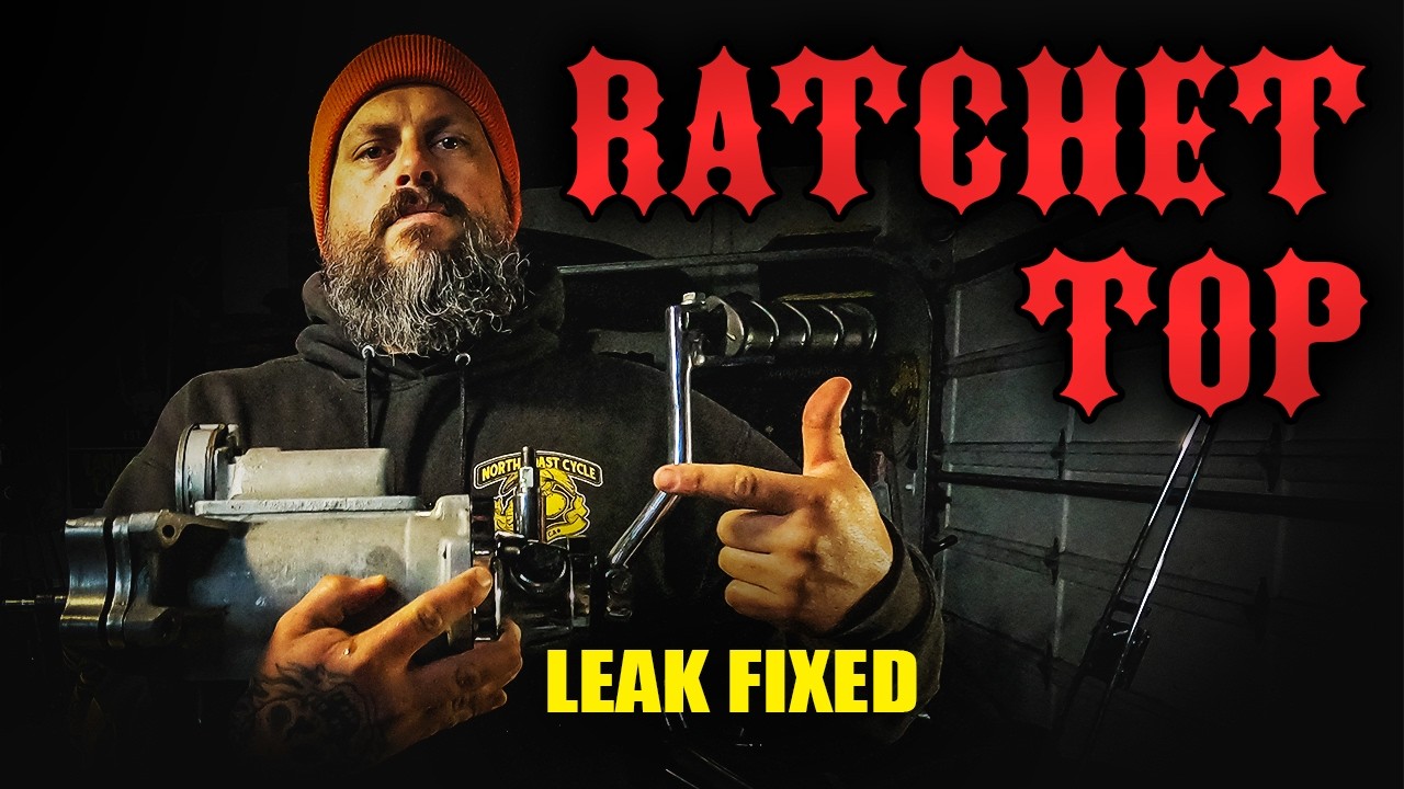 This Tiny Mistake Caused My Ratchet Top Leak | 73 Harley Shovelhead Chopper build