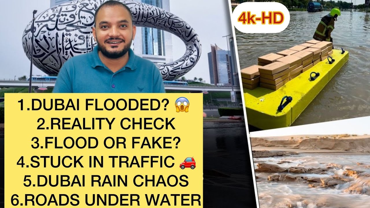 Dubai Floods? Dubai Rain Reality Check || Ground Reality After Heavy Rain.