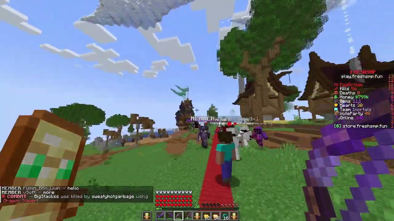 Fresh SMP glitch