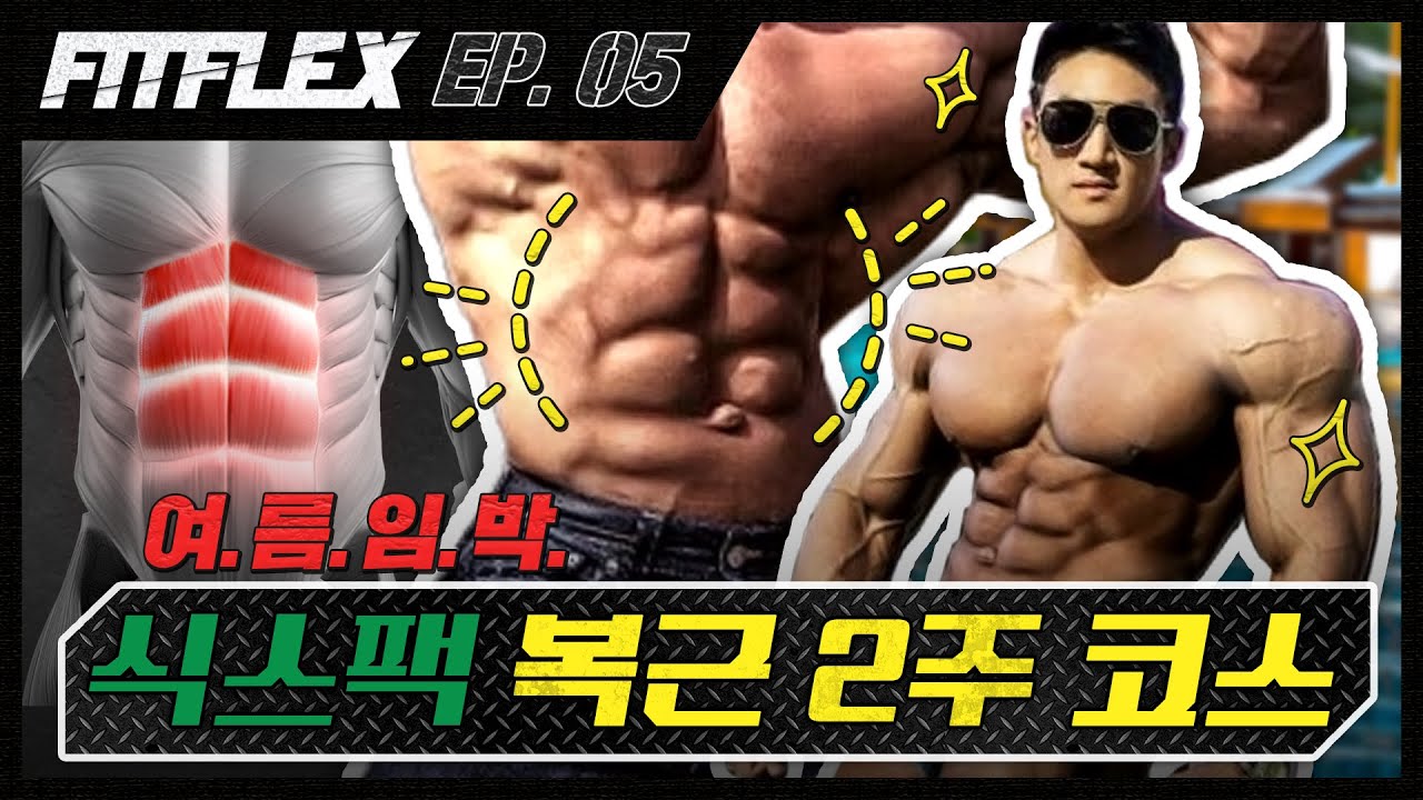 [핏플렉스 X 프로팁] EP.05 허리통증 없는 복근 고립! 식스팩 2주 코스ㅣ게스트 황철순 프로