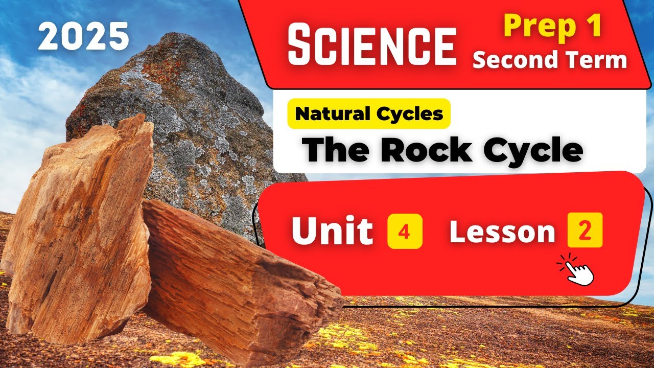 The Rock Cycle | Prep.1 | Unit 4 - Lesson 2 | Science