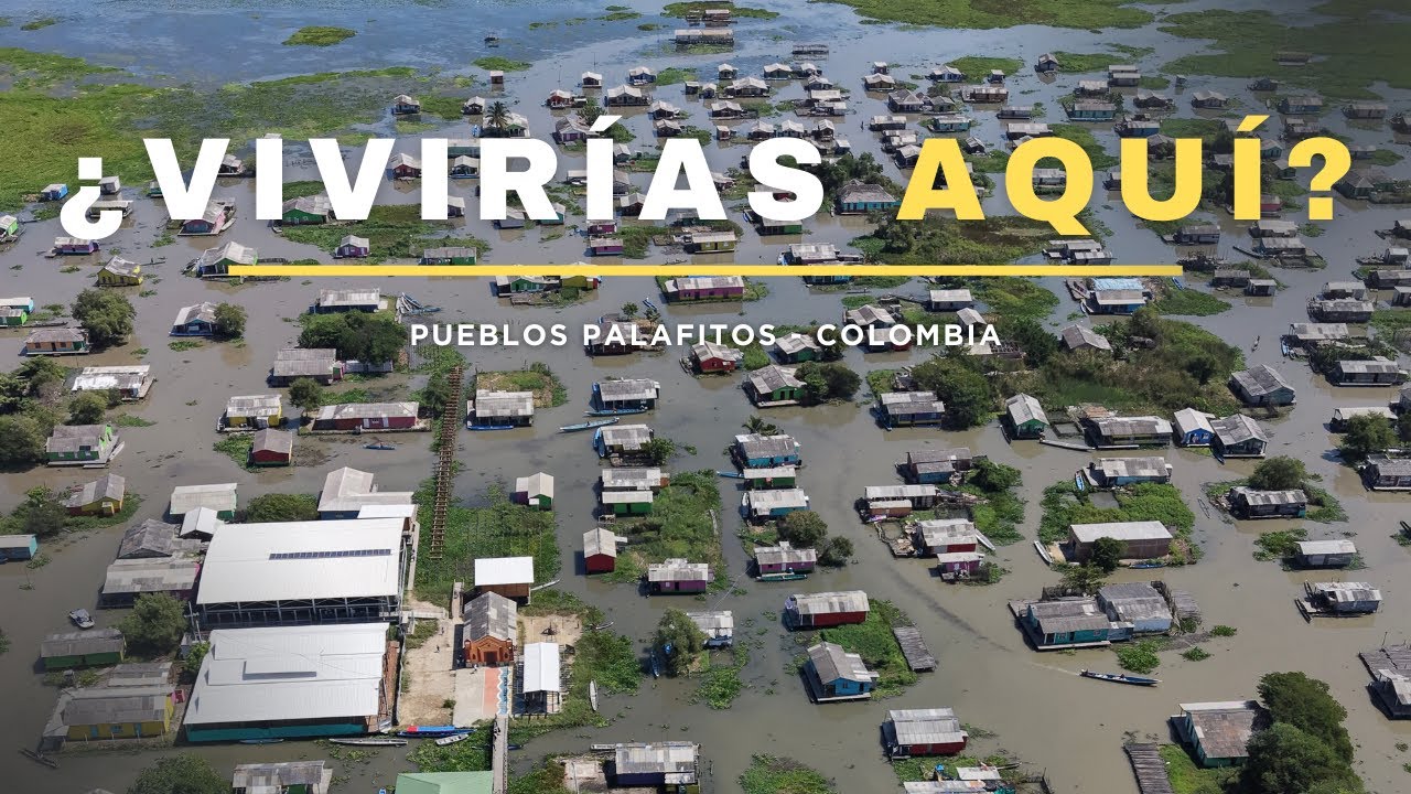 Así se vive en un PUEBLO sin CALLES en Colombia / Nueva Venecia, Magdalena