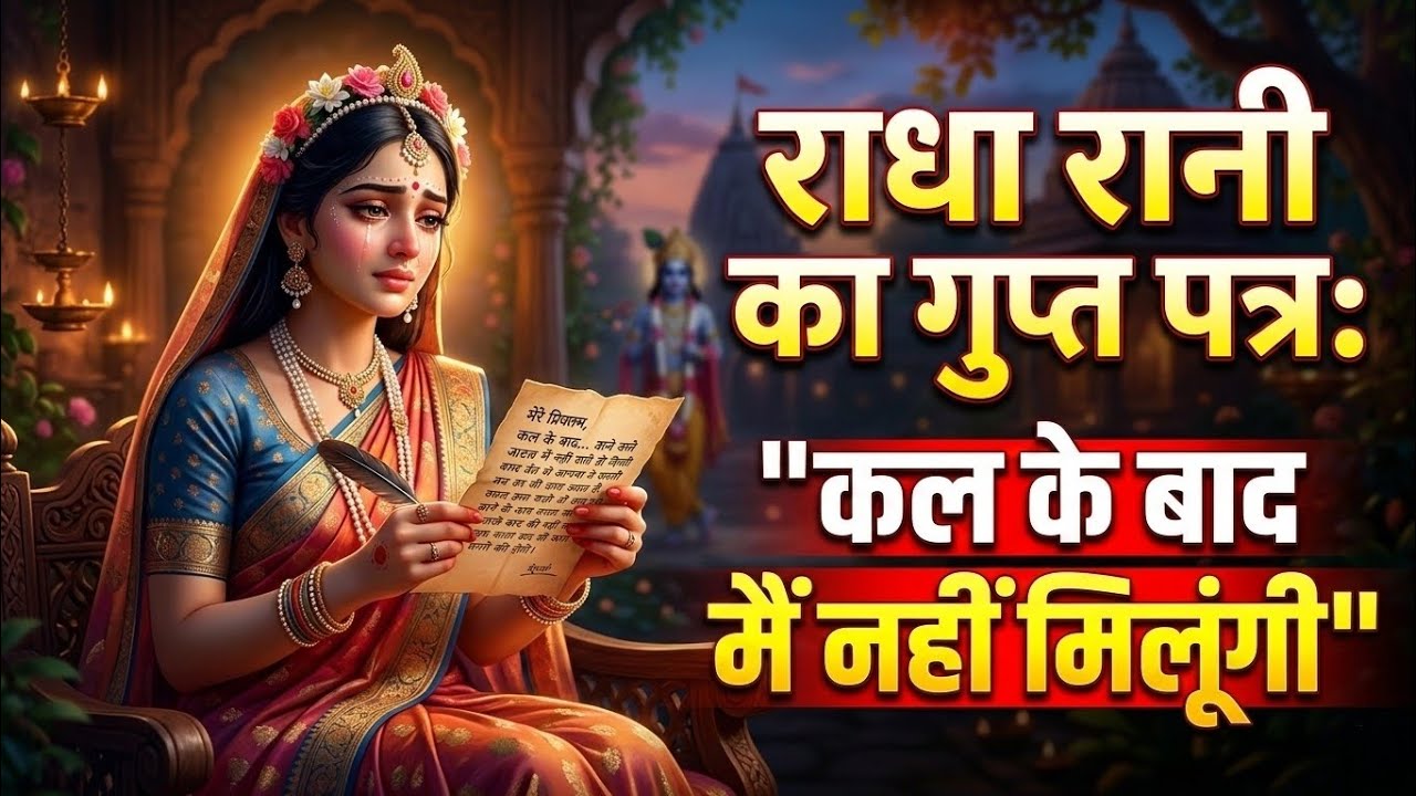 राधा रानी का गुप्त पत्रः 