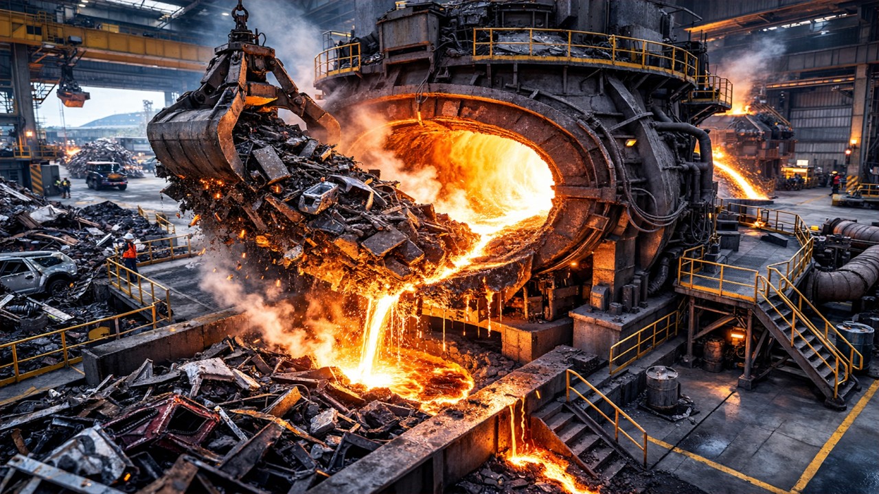 What Happens to 1,500 Tons of Scrap at Extreme Heat?