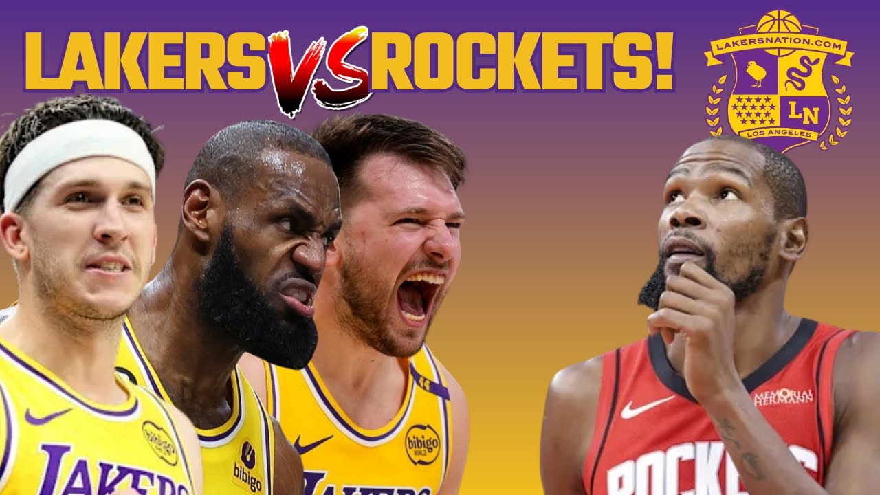 Lakers vs Rockets LIVE Play By Play & Reaction