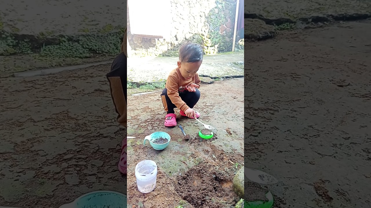 yee main tanah #funny #bayivlog #shortvideo #bayimandiri
