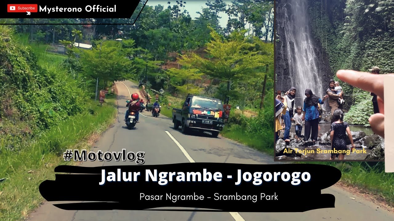 Perjalanan ke wisata air terjun srambang park❗ dari pasar ngrambe ngawi🔥