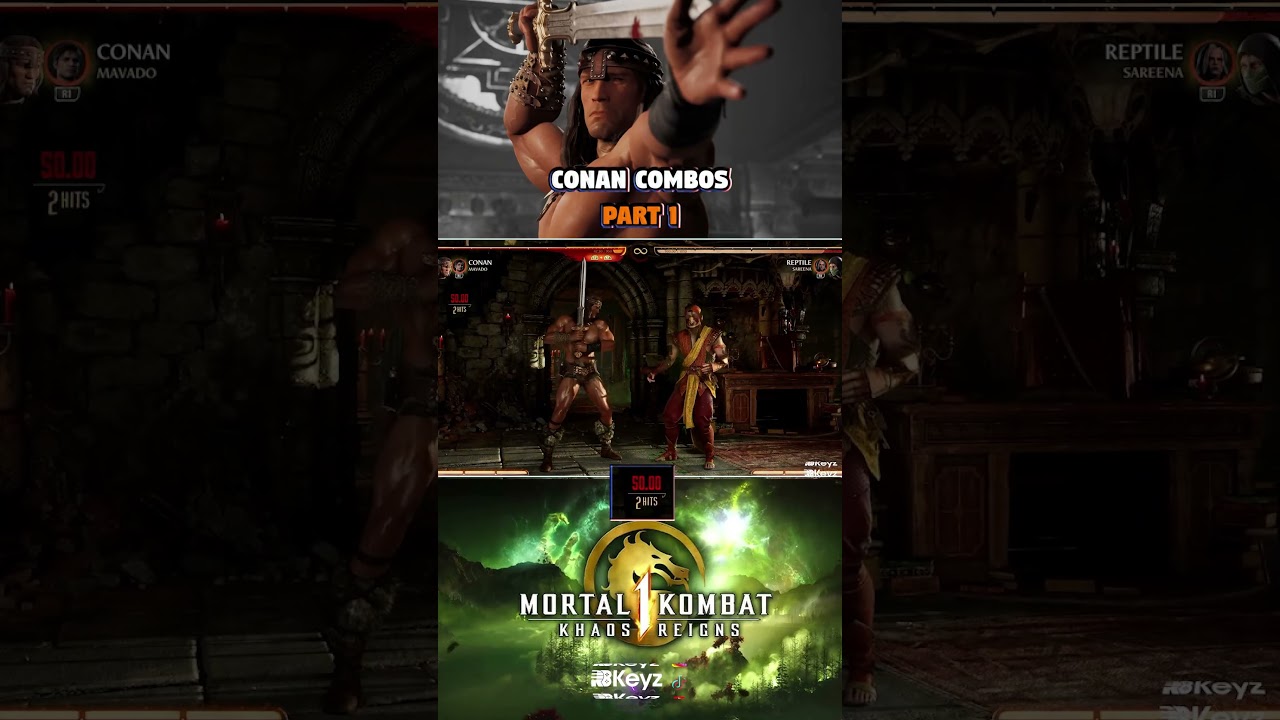 Advanced Conan the Barbarian Combos | MK1: Khaos Reigns