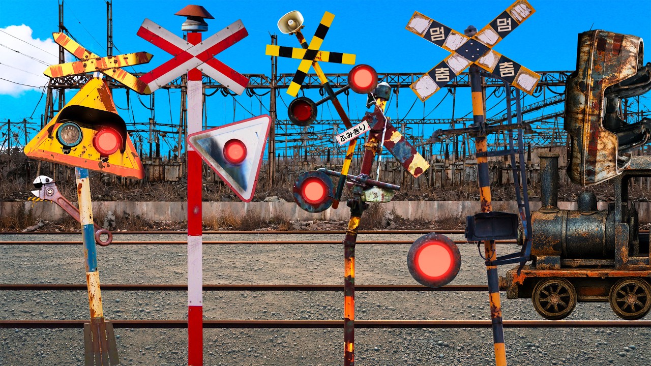 Railroad Crossings Playing in an Abandoned Amusement Park