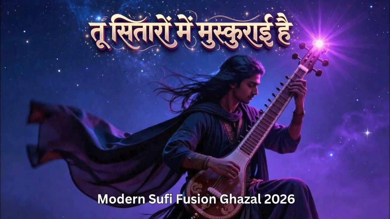 तू सितारों में मुस्कुराई है 💖 | Cinematic Ghazal Fusion | New Ghazal 2026