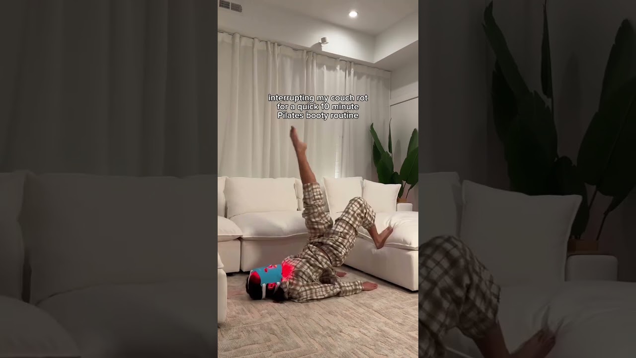 Прерываю свою ленивую рутину быстрой 10-минутной пилатес-тренировкой для ягодиц.