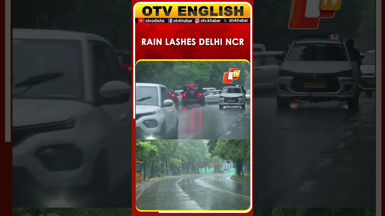 Rainshowers Hit Delhi NCR: Visuals From Kautilya Marg | OTV