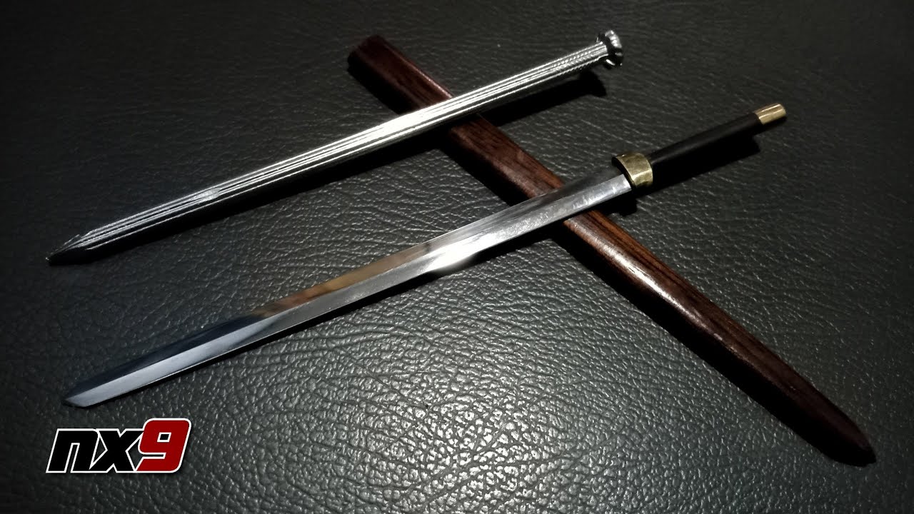 mini chinese sword made out of nail