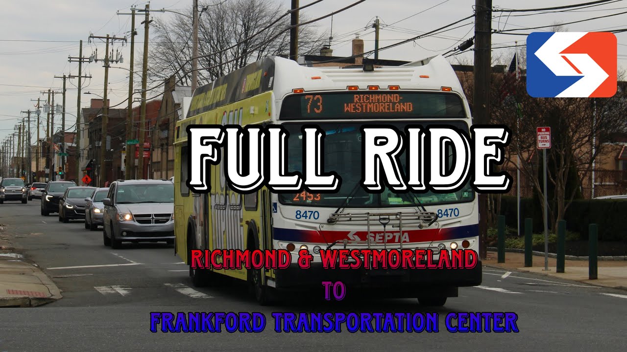 SEPTA 2011 New Flyer DE40LFR #8470 On Route 73! (FULL RIDE) 