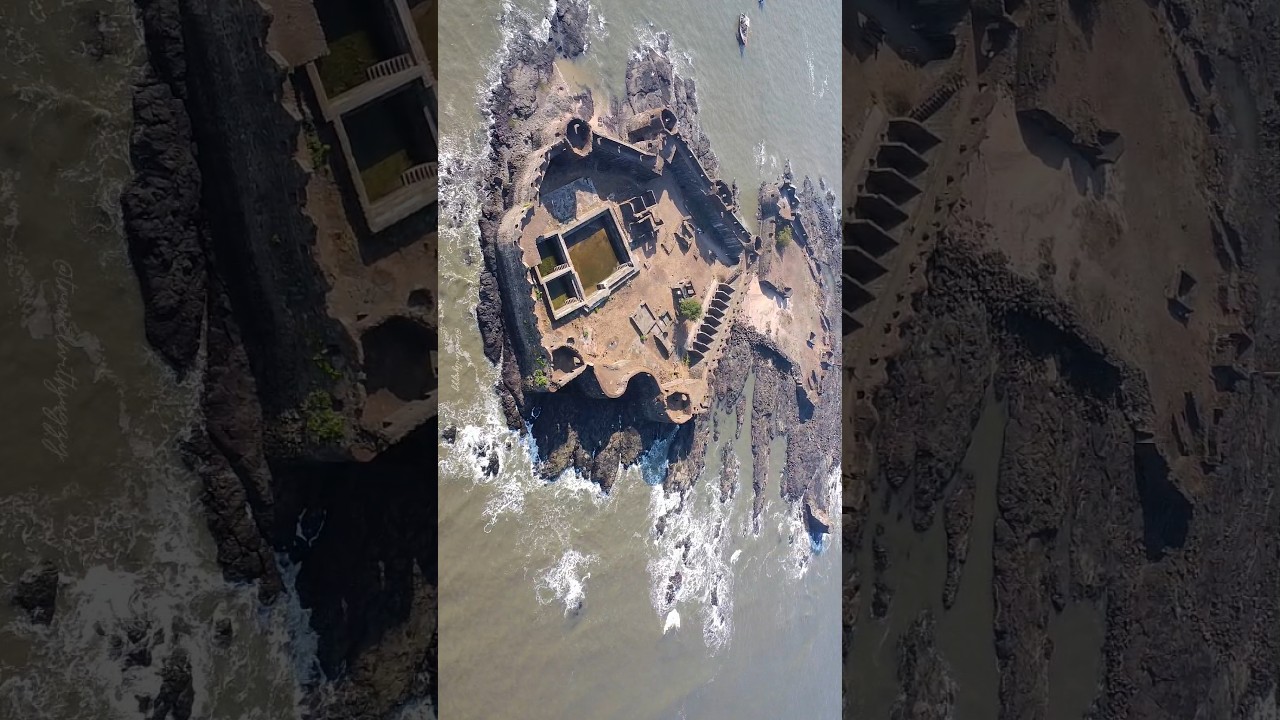 The Mighty Padmadurg fort in Murud, Maharashtra.