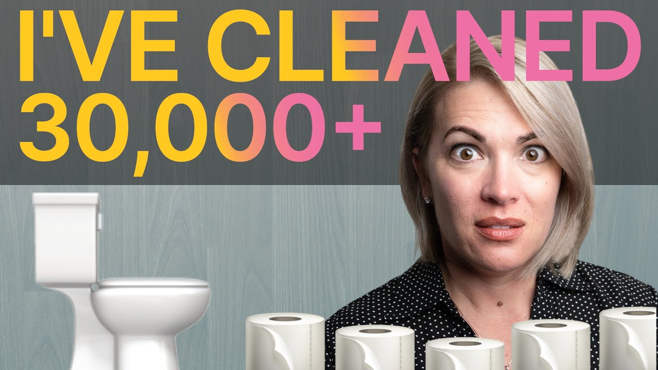 How to Clean a Toilet... FAST and EASY 🧼 🚽