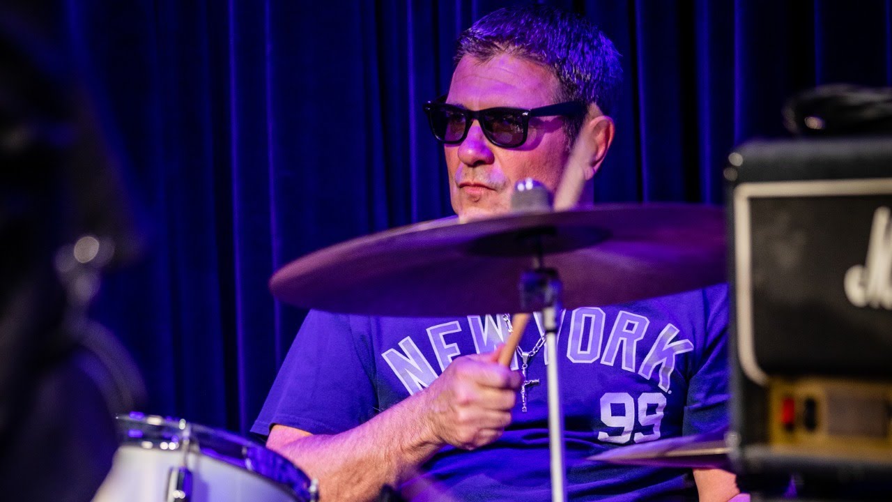 Up Late with Johnny Potenza featuring the Richie Scarlet band with Johnny P on the drums.