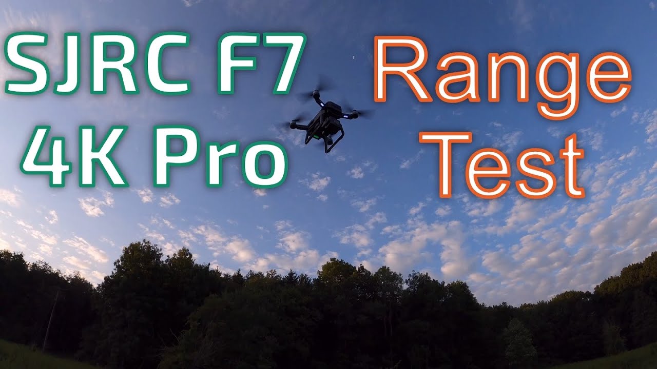 Тест дальности SJRC F7 4K Pro