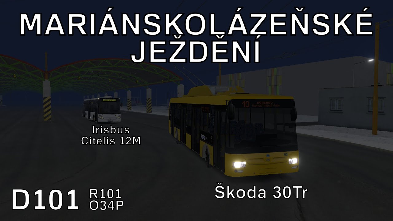 [SIMT MHD] Mariánskolázeňské ježdění D101 (R101)