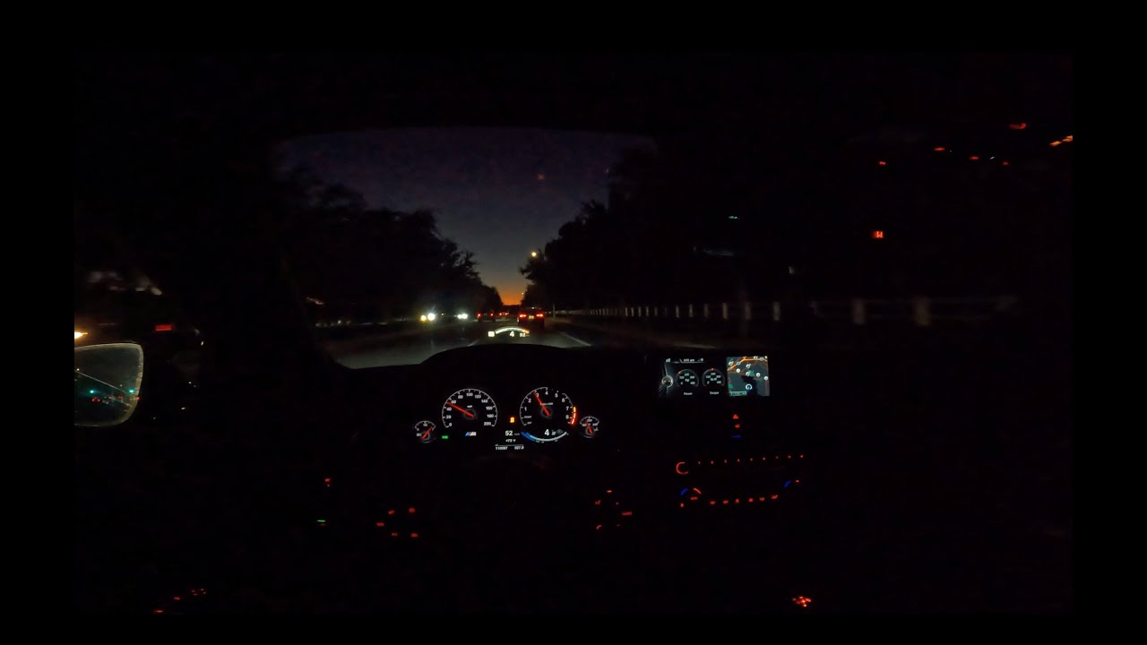 F82 M4 Night POV Drive 4k (External Mic)