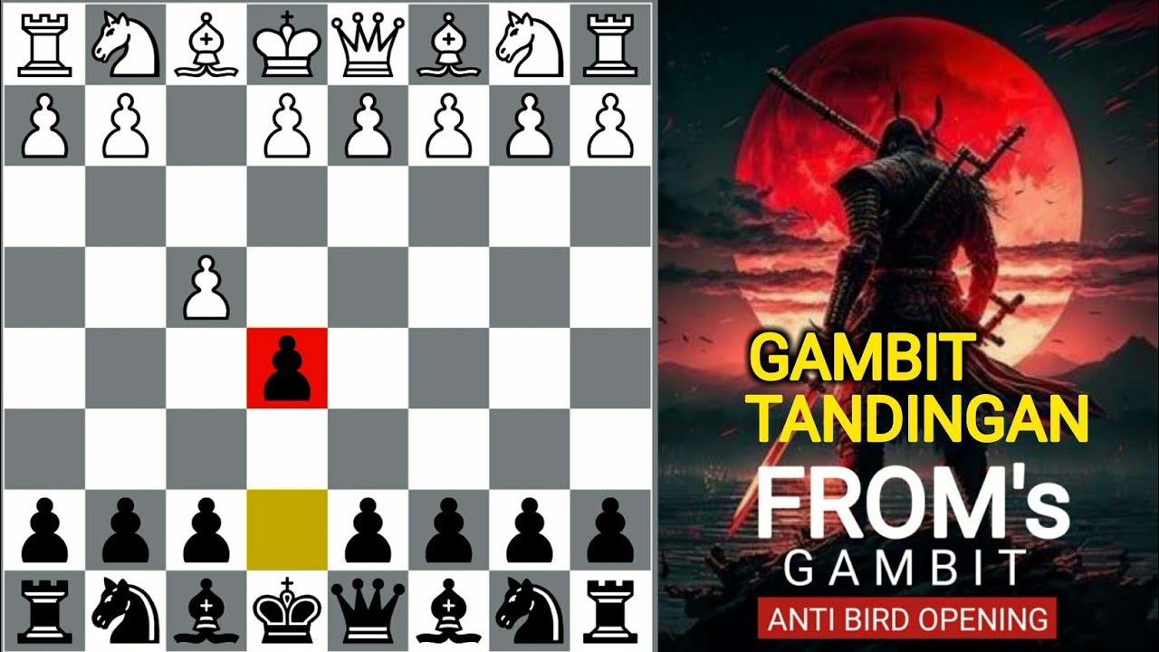 TOP 3 Pembukaan Gambit hitam mematikan ‼️Catur Gila