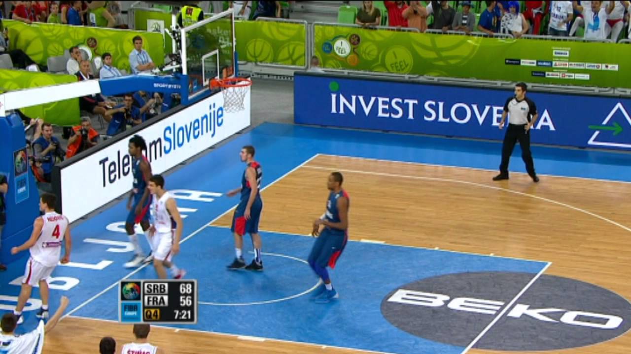 Dunk of the Game N. Nedovic SRB-FRA EuroBasket 2013