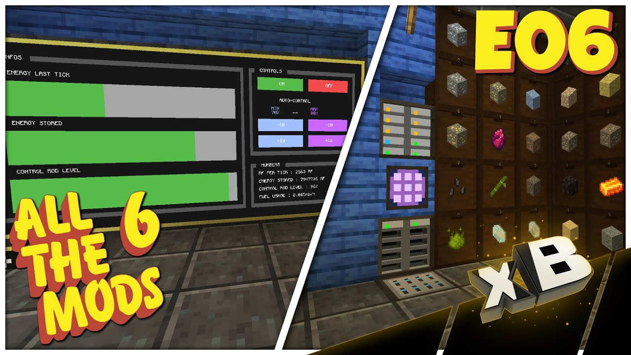 All The Mods 6! | REACTOR AUTOMATION & MASS STORAGE! [E06]