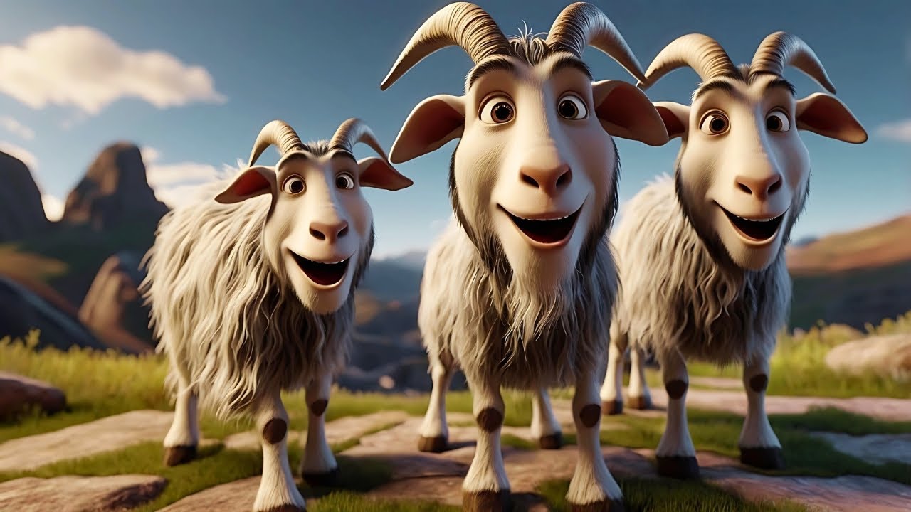 De Tre Bockarna Bruse 🐐  Klassisk Saga f&ouml;r Barn p&aring; Svenska