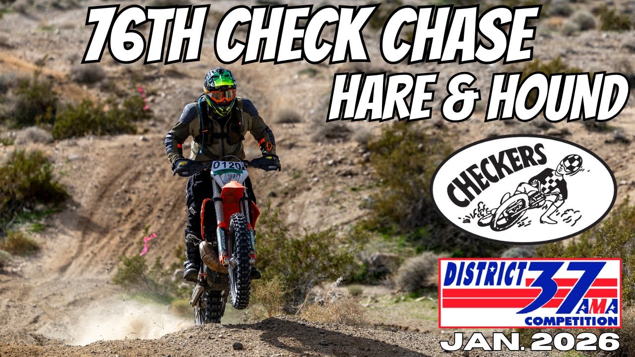 76th Check Chase Hare & Hound  - AMA District 37 Desert Racing - KTM 300 XCW