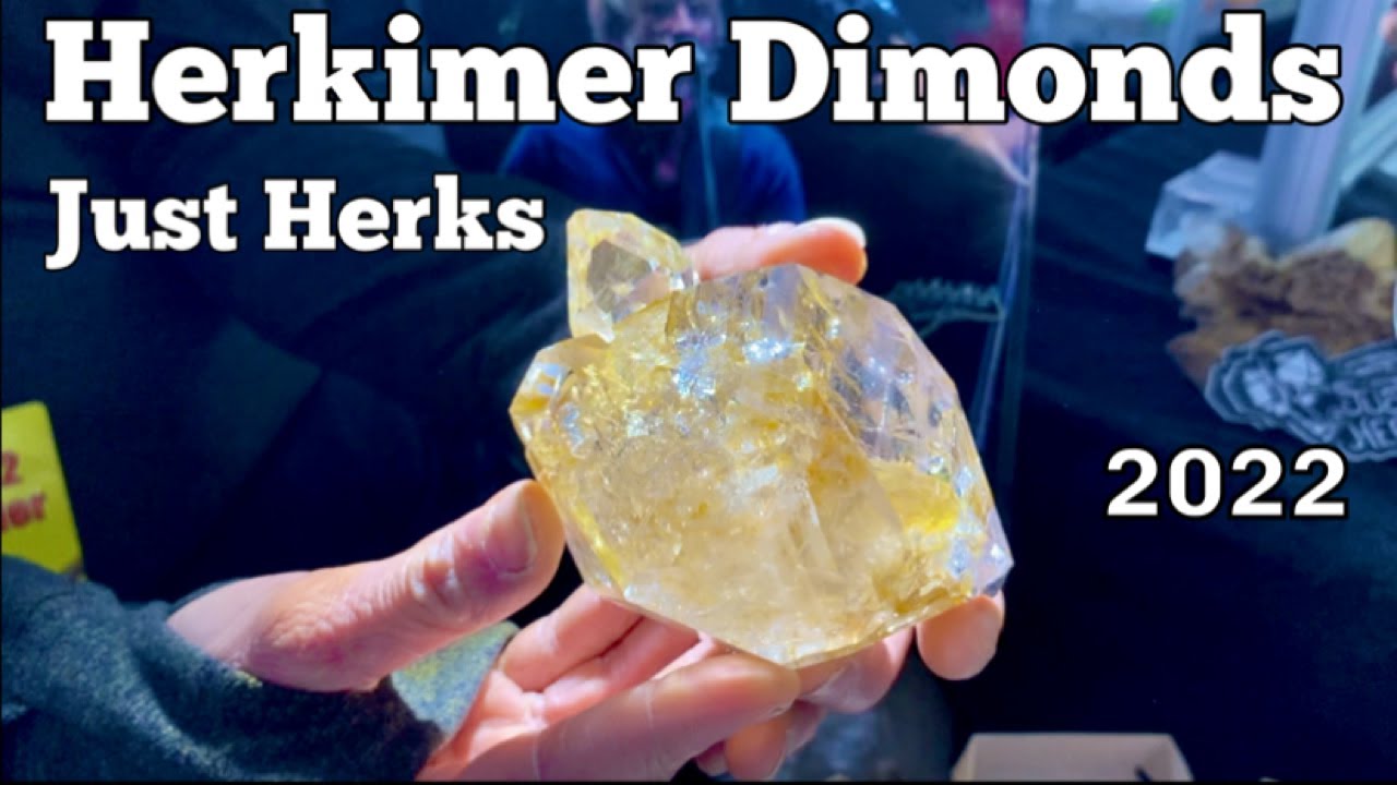 Herkimer Diamonds with Just Herks Tucson Gem Show 2022