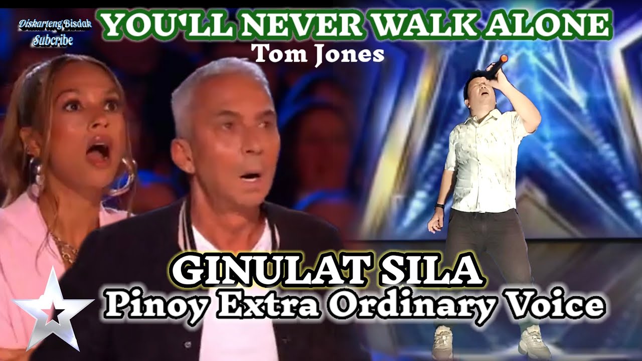 YOU'LL NEVER WALK ALONE🚶| TOM JONES  | BRITAIN'S GOT TALENT TRENDING AUDITION PARODY GINULAT SILA.
