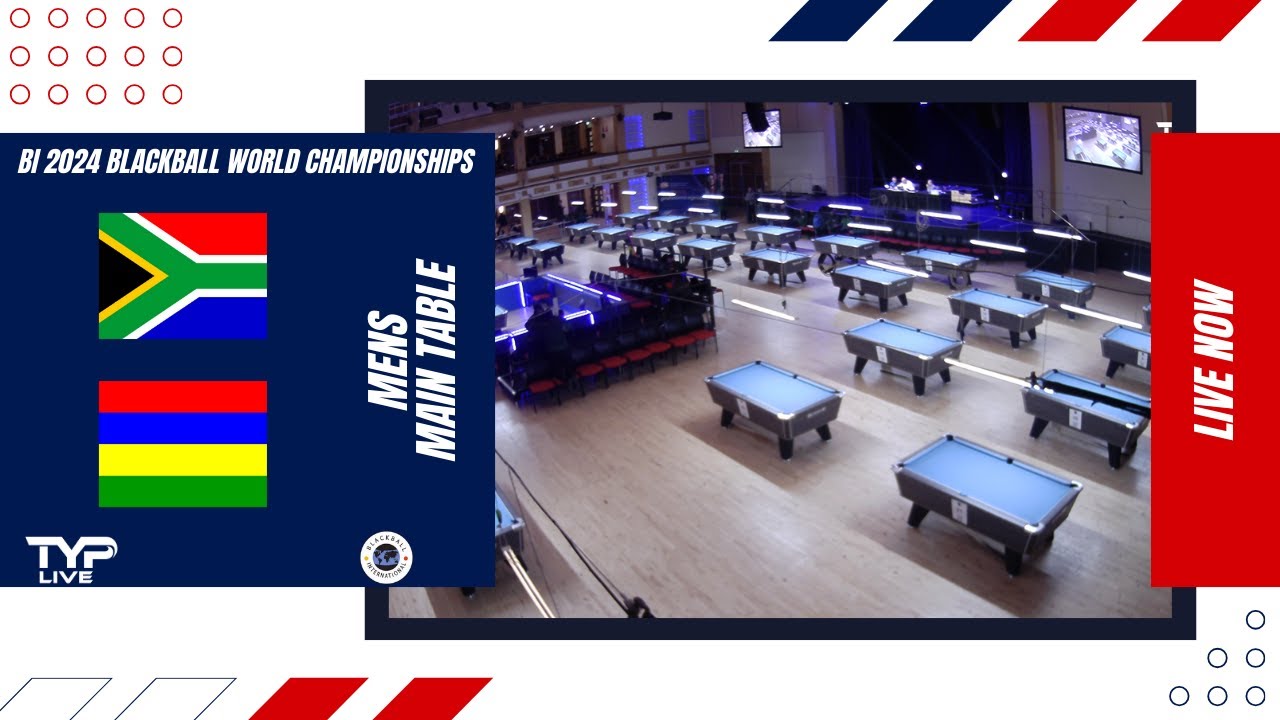 South Africa v Mauritius | Mens  | 2024 BI World Blackball Championship Bridlington Spa