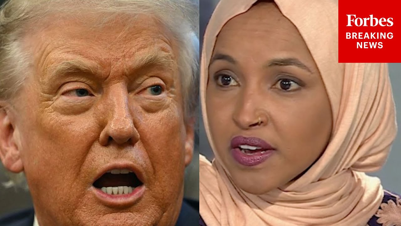 WATCH: Ilhan Omar Reacts To Trump Calling For Her To Be 'Thrown The Hell Out' Of The U.S.