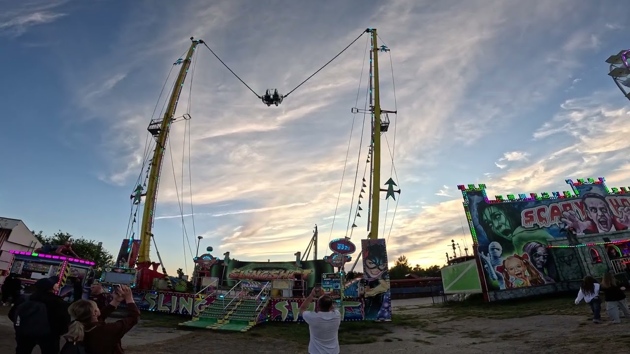 Lunapark Jan Novy - karuzela Slingshot off ride Łeba 2025