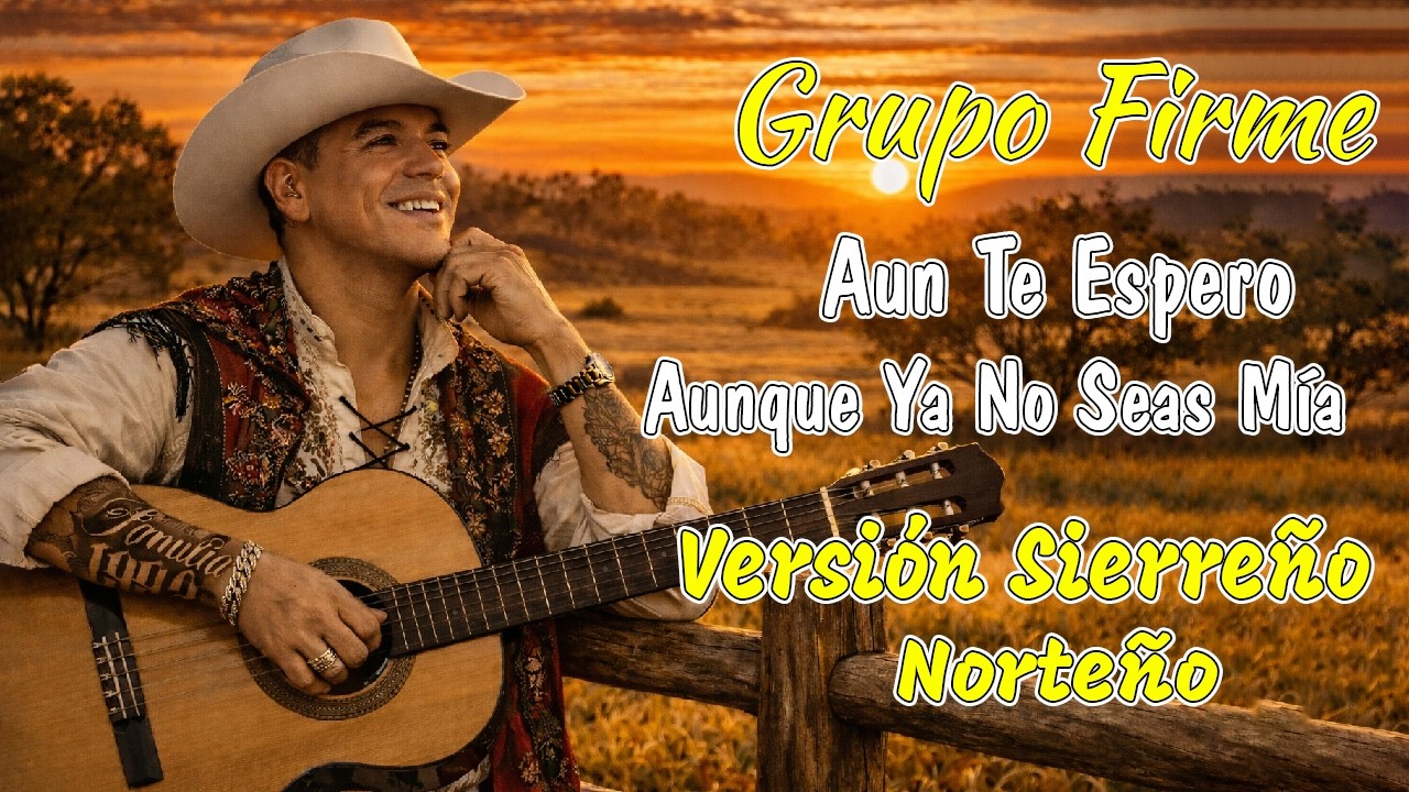 Grupo Firme - Aun Te Espero, Aunque Ya No Seas Mía (Versión Sierreño Norteño en vivo)