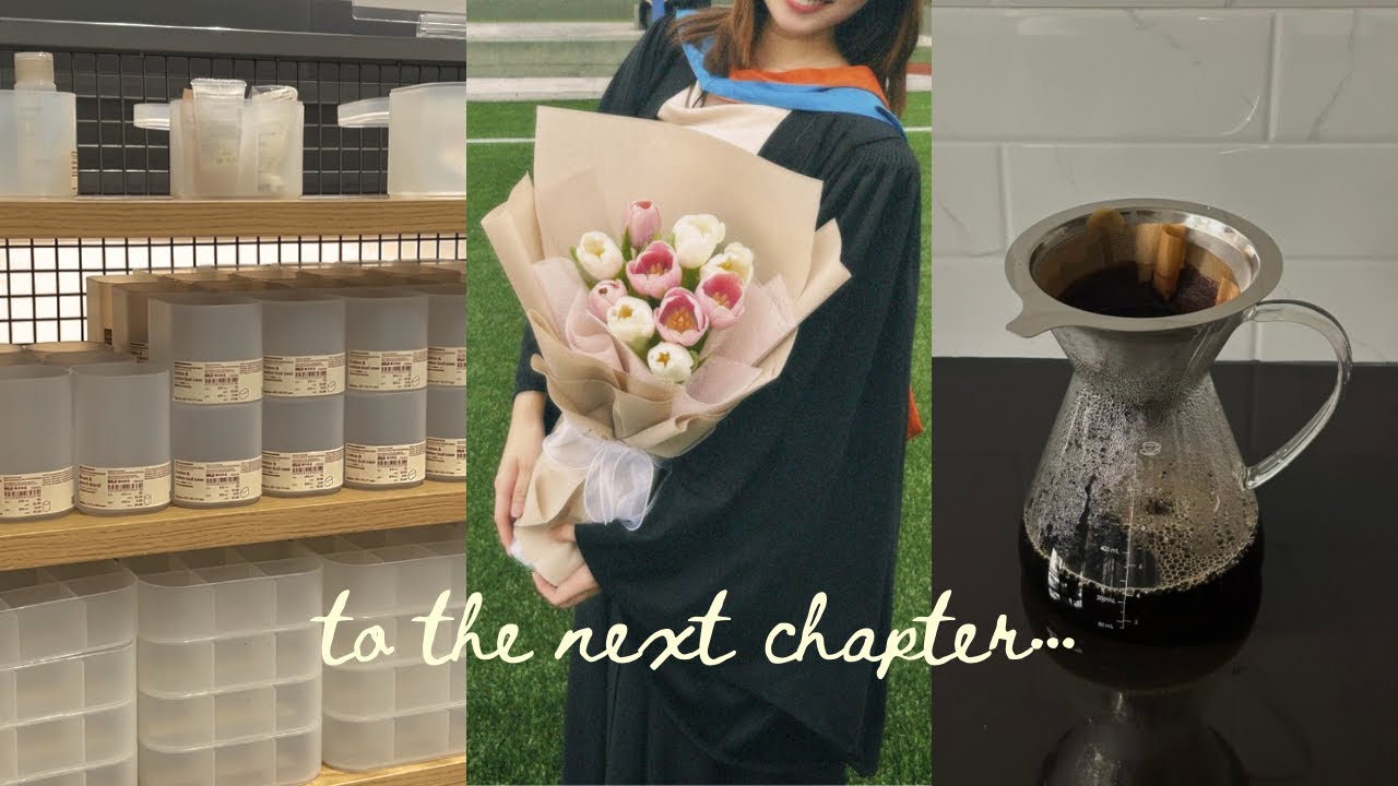 (vlog) graduated & what's the next big plan, new routines