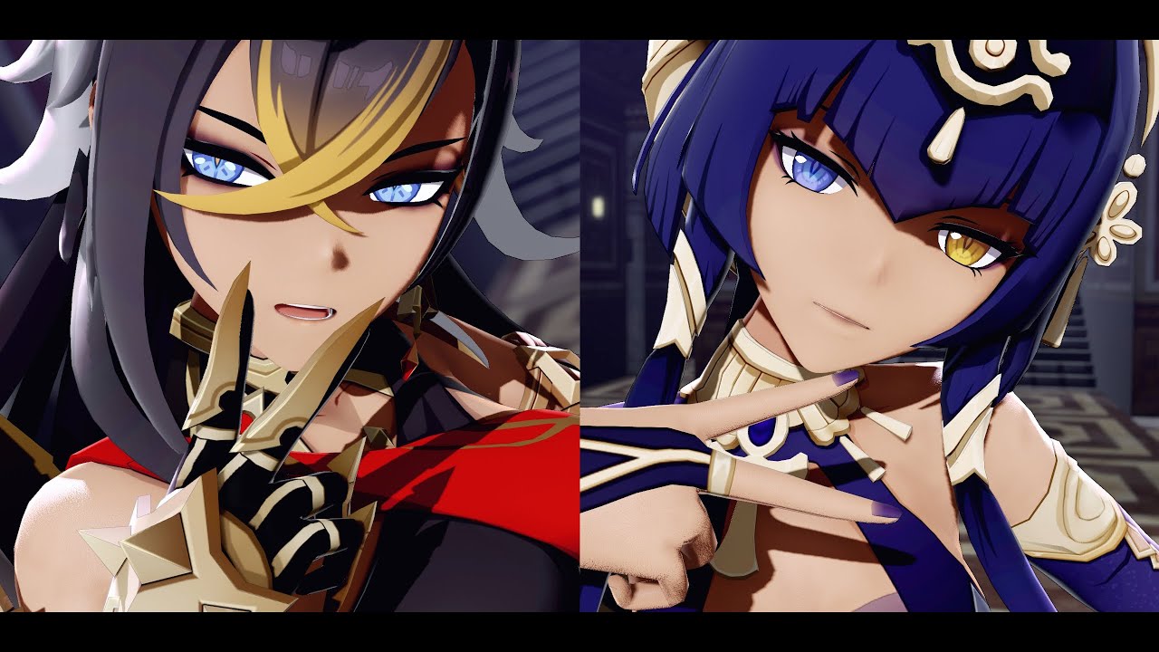 【原神MMD】ディシアとキャンディスでKiss Me 愛してる 【Genshin Impact​】【Dehya】【Candace】