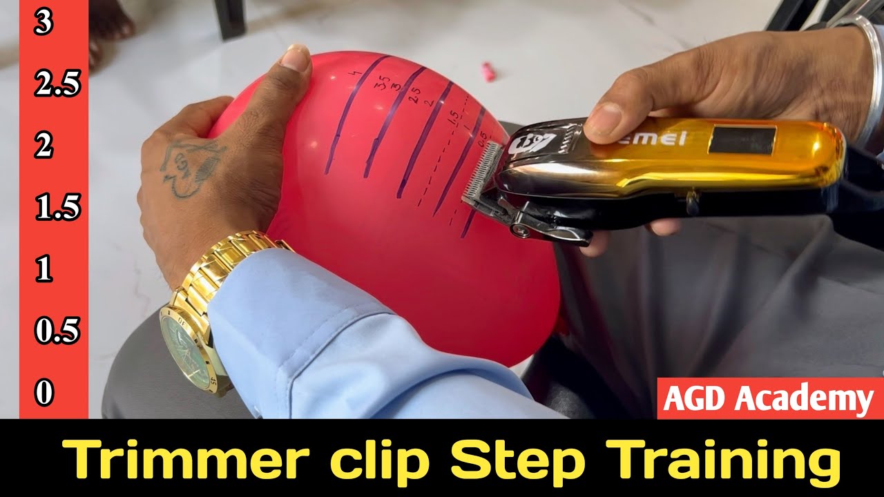 Trimmer clip training | haircut theory balloon Par ￼| haircut training ￼