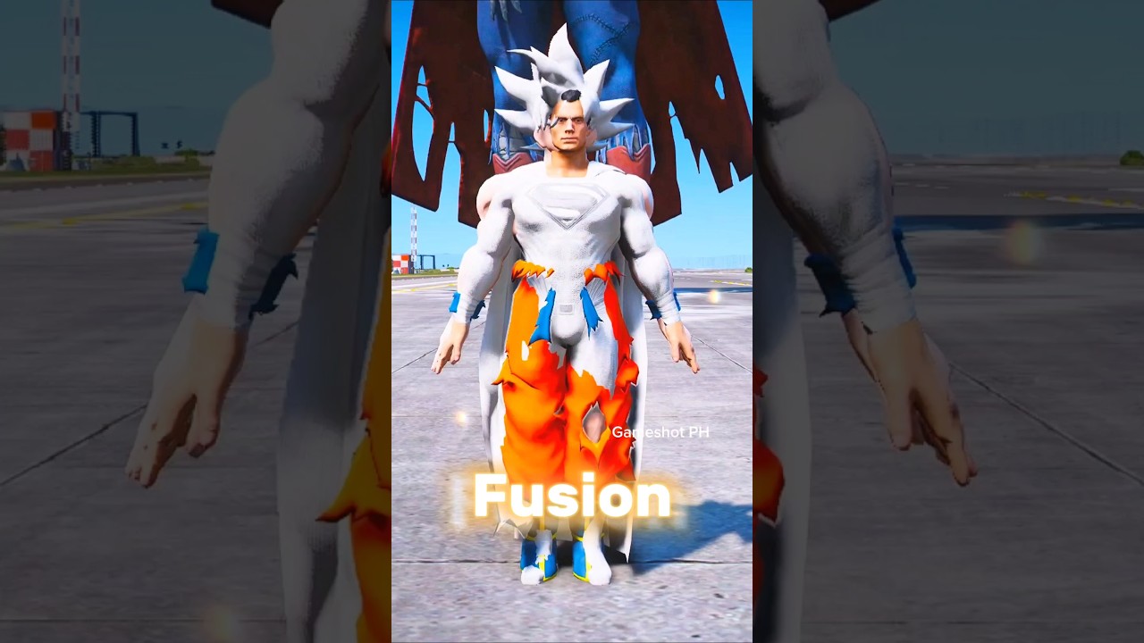 GTA V: Superman & Goku Fusion #shorts