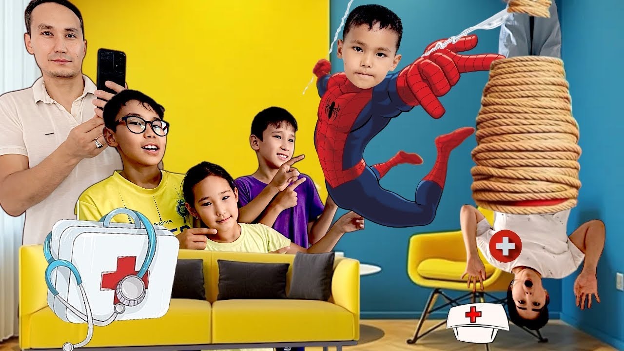 ЗЛОЙ ДОҚТЫР 2 ЧАСТЬ💉🤯/ ИБОШ ПАУК ҚҰТҚАРЫП ҚАЛДЫ 💪🏻#trend #доктор