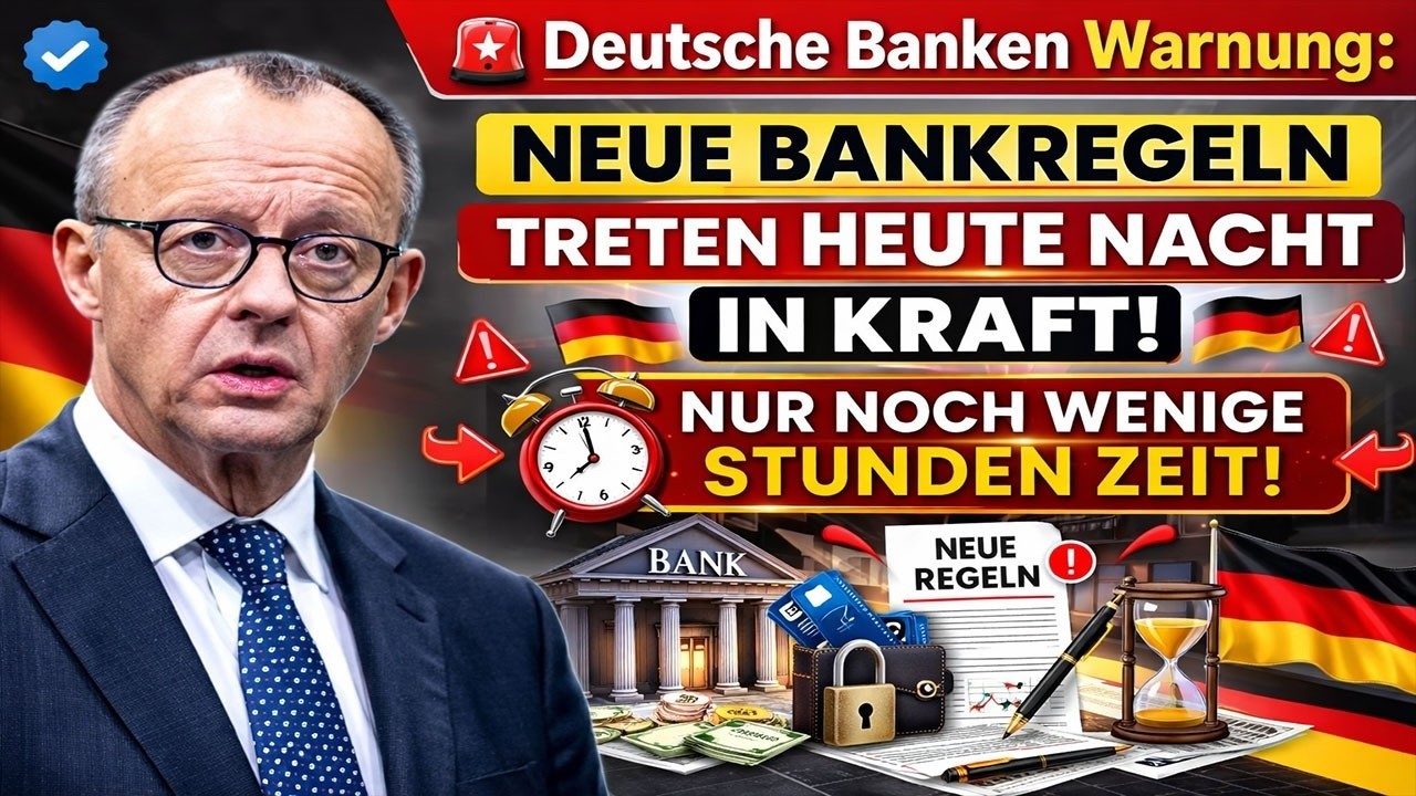 🚨 Deutsche Banken-Warnung: Neue Regeln ab heute Nacht &ndash; Handeln Sie jetzt!