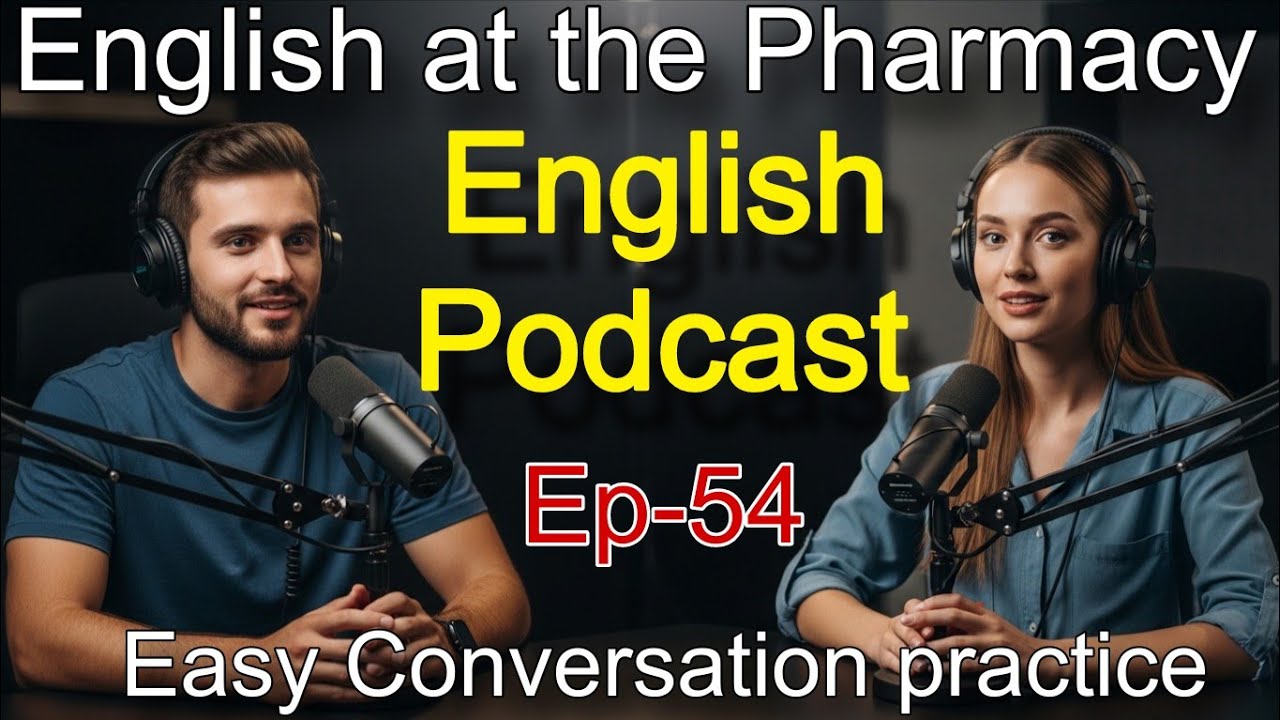 How to Speak English at the Pharmacy | Easy English Listening Practice | English Podcast Ep 54