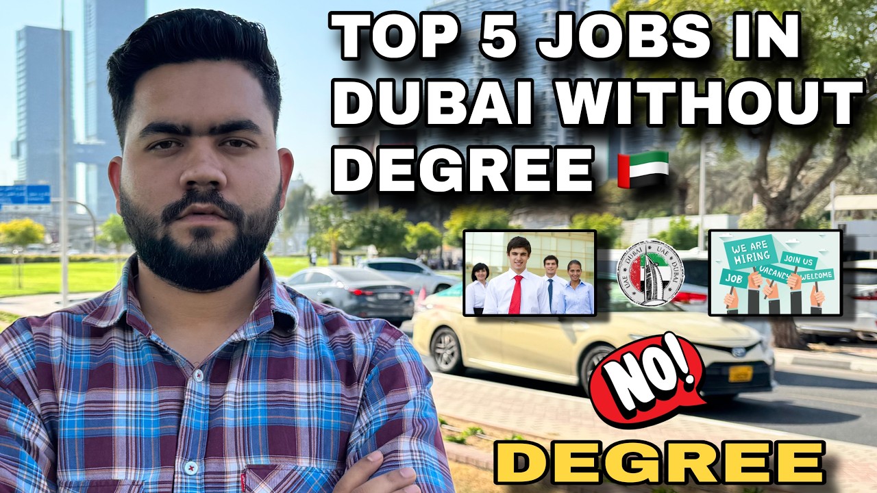 Top 5 Jobs in Dubai Without a Degree | High Salary Roles for Freshers | Dubai Jobs 2025