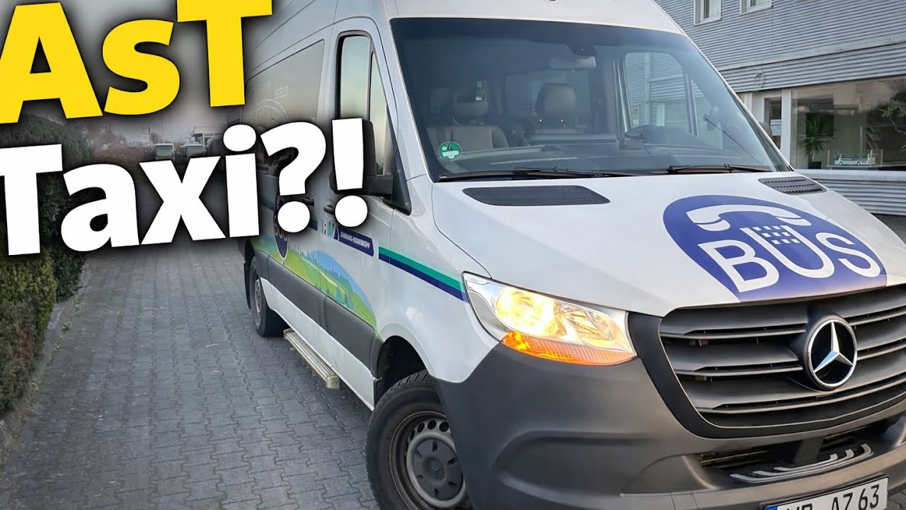 This Is How AsT Taxi Really Works in Germany 🇩🇪 | Mercedes Sprinter POV