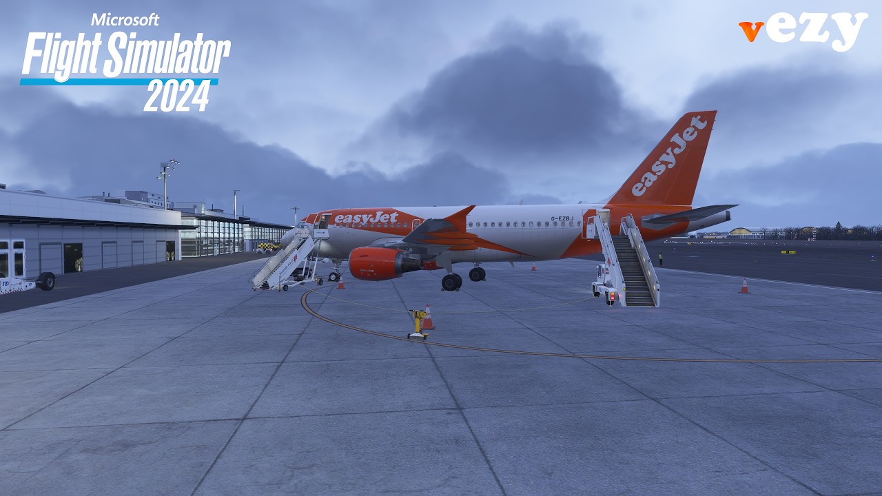 [FR] Easyjet virtuel ( Friedrichshafen-Londres ) EDNY-EGKK [ FENIX A319 ] MSFS 2024