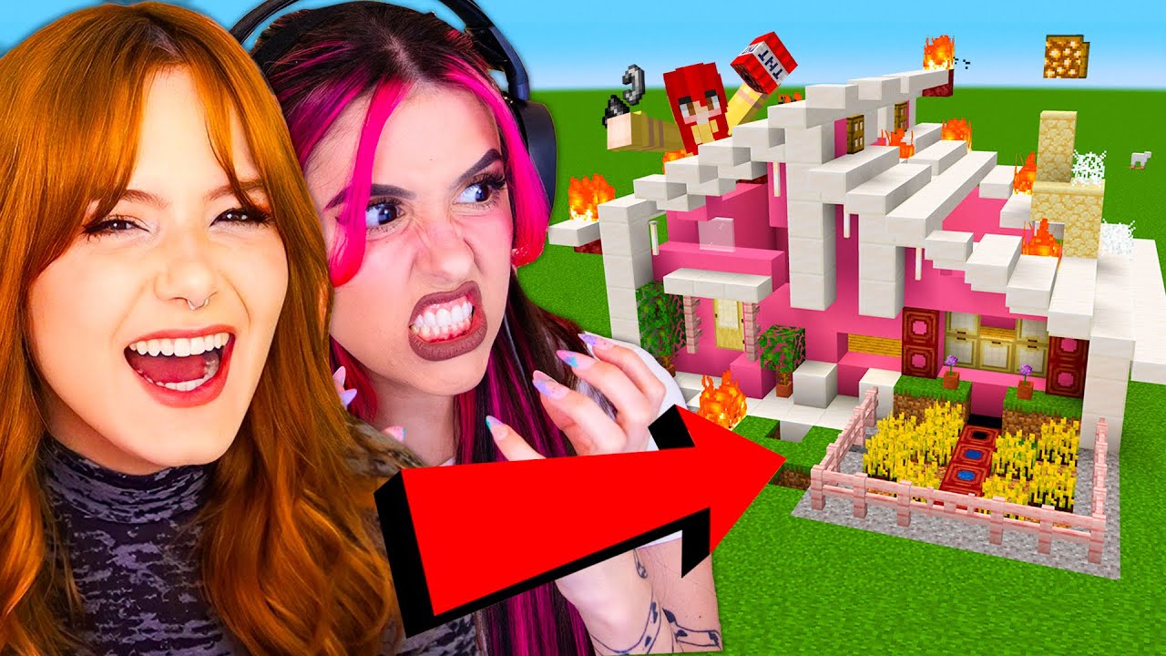 sim... EU TROLLEI A CASA DA FUNBABE NO MINECRAFT - Minecrafeteiros #3