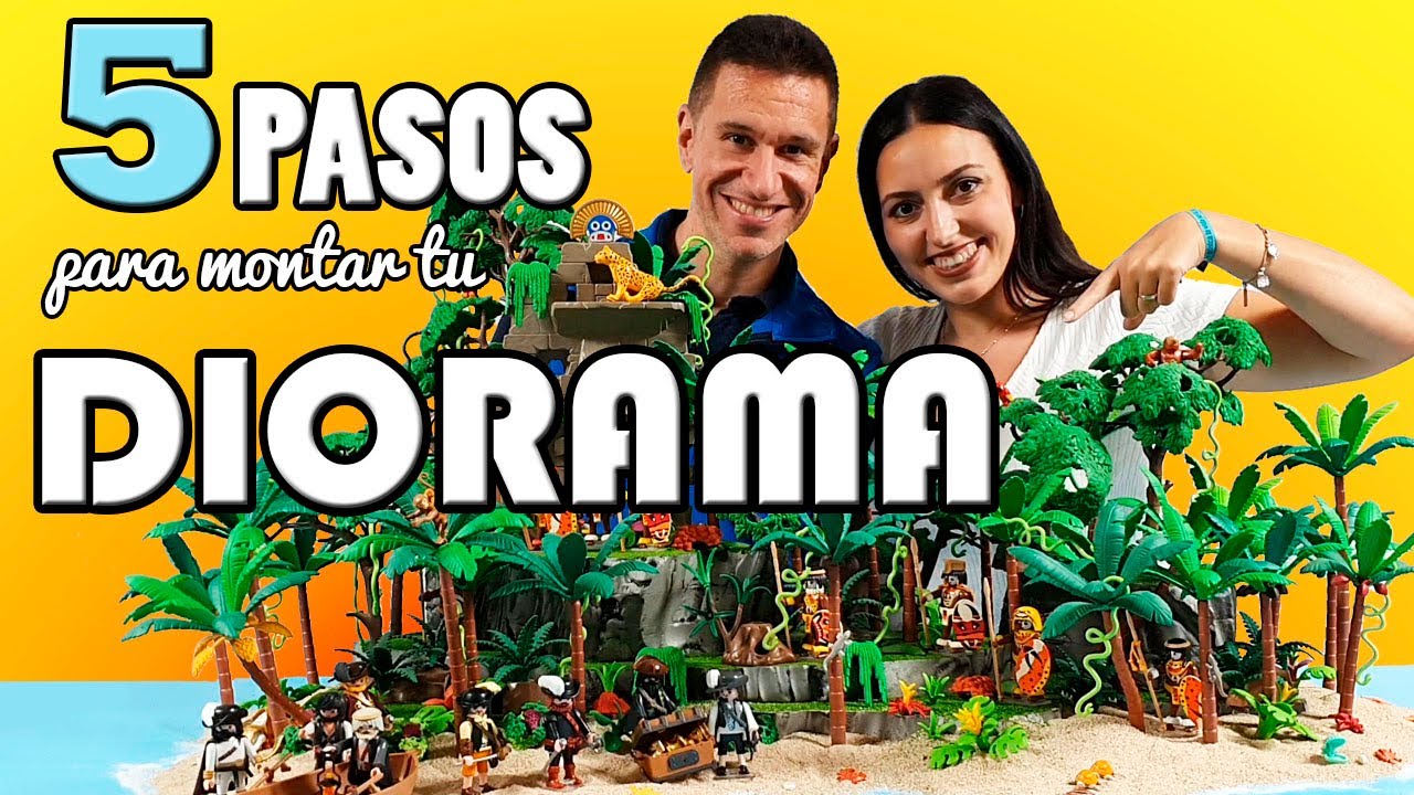 🌴CÓMO HACER tu DIORAMA de PLAYMOBIL 😱5 PASOS😱 Carype🌴